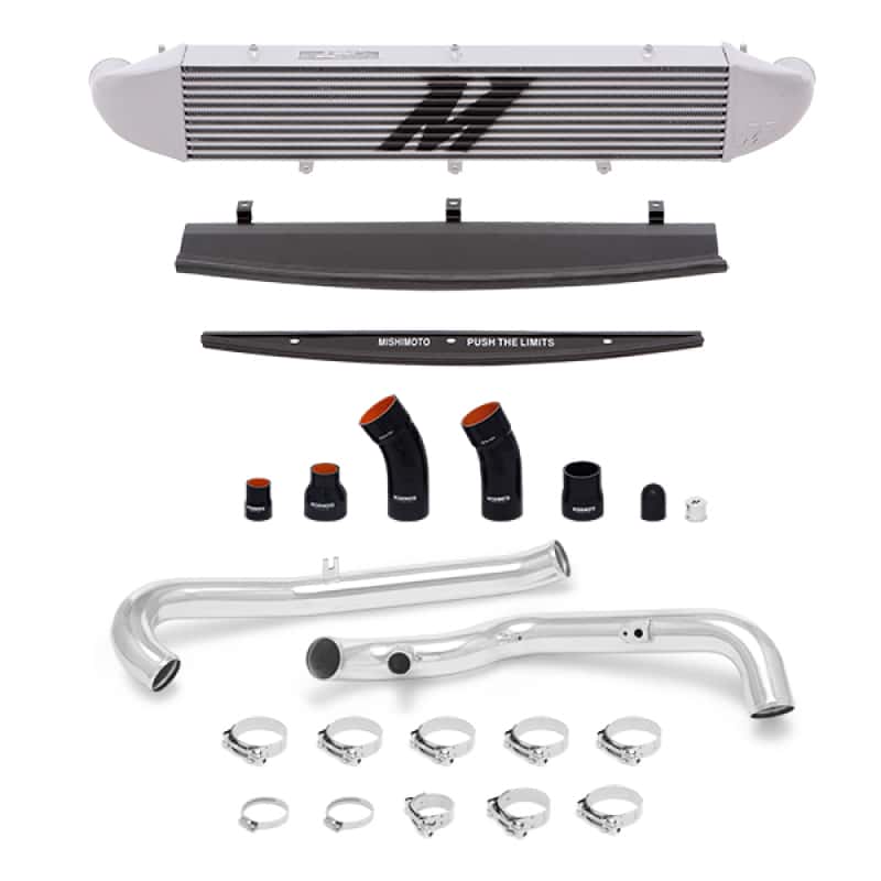Mishimoto — Mishimoto 2014-2016 Ford Fiesta ST 1.6L Front Mount Intercooler (Silver) Kit w/ Pipes (Silver) - view 1