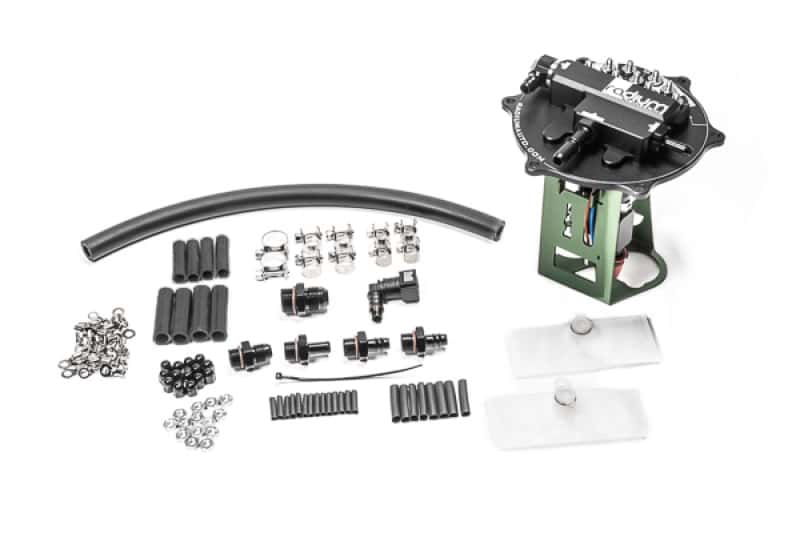 Radium Engineering — Radium Engineering Mitsubishi EVO 7/8/9 Fuel Hanger Fits AEM 50-1220 / DW440 - Pumps Not Included - view 1