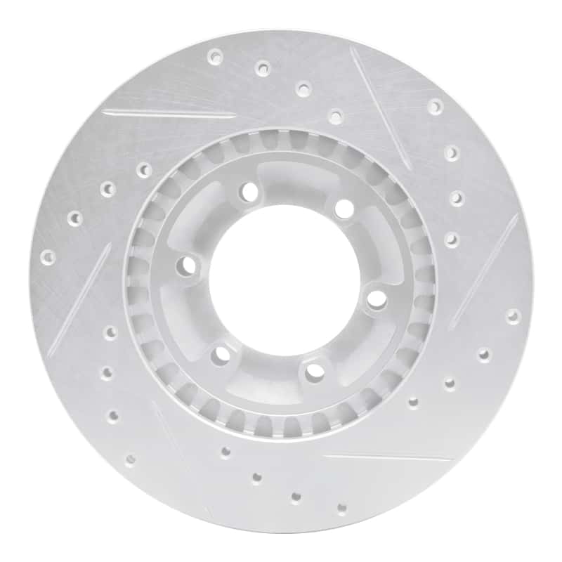 R1 Concepts — R1 86-95 Dodge Raider Front Left Drilled & Slotted Silver Brake Rotor
R1 Brake Rotor Drill - view 5