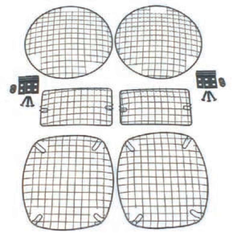 Rugged Ridge — Rugged Ridge 97-06 Jeep Wrangler TJ Black Stone Guard Set
Head Light Guard
OFFROAD_EXTERIOR - view 2