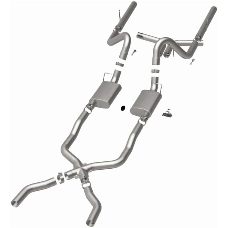 Magnaflow — MagnaFlow Sys C/B 55-57 Chevy Bel Air V8 3inch
Crossmember-Back
Cat-Back - view 5
