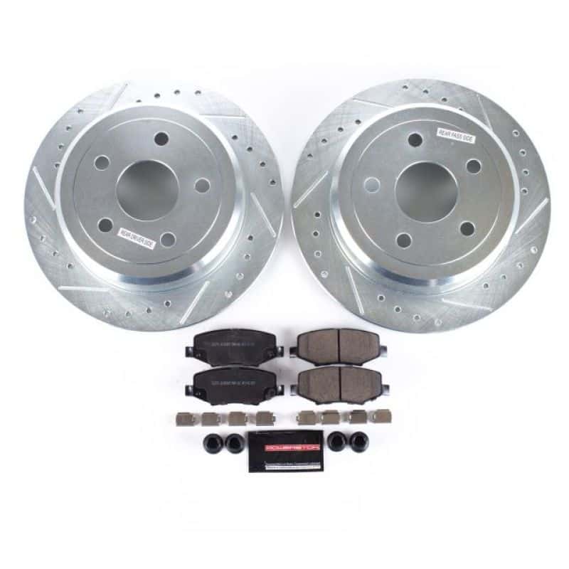 PowerStop — Power Stop 07-17 Jeep Wrangler Rear Z23 Evolution Sport Brake Kit - view 1