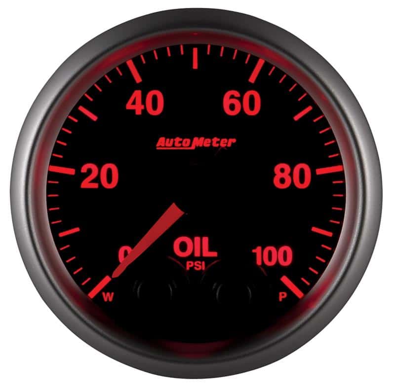 AutoMeter — Autometer Elite 52mm Oil Pressure Peak and Warn Gauge w/ Electronic Control
GA 2" OILP 100PSI EL - view 7
