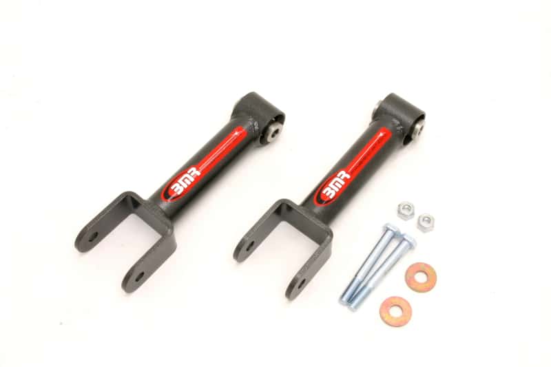 BMR Suspension — BMR 79-04 Fox Mustang Upper Control Arm Non-Adj. w/ Spherical Bearings - Black Hammertone
Upper Control Arms - view 1