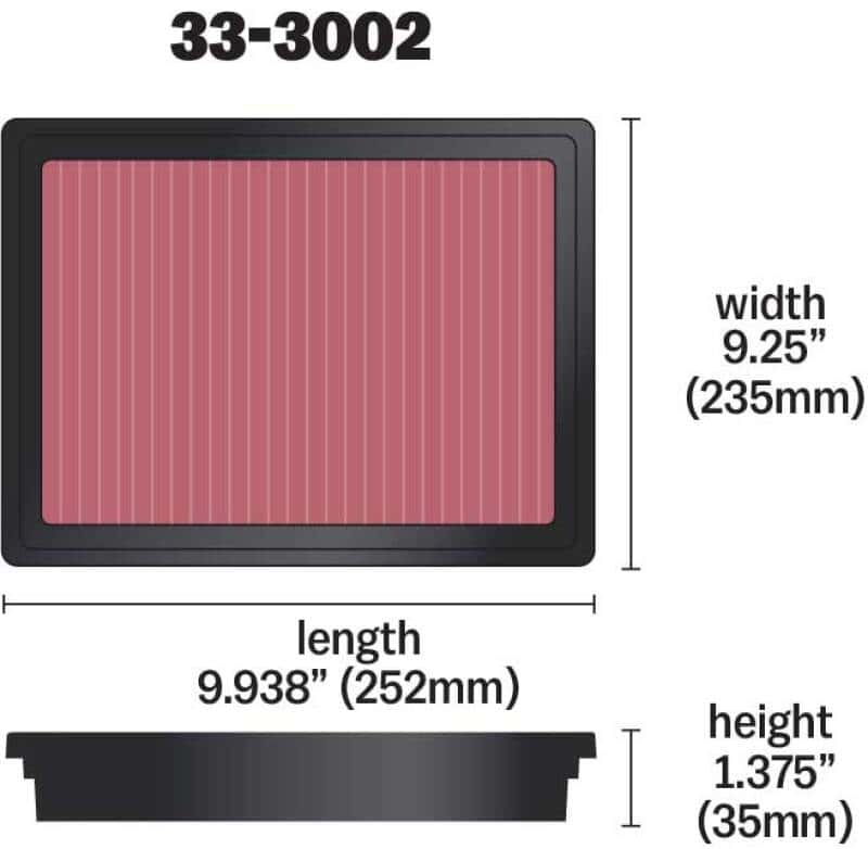 K&N Engineering — K&N 12 Isuzu D-Max 2.5L L4 DSL Replacement Air Filter
Air Filter - view 5
