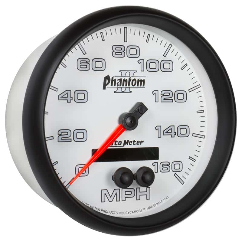 AutoMeter — Autometer Phantom II 5in 0-140MPH In-Dash Electronic GPS Programmable Speedometer
5" SPEEDO, 160 MPH, - view 6