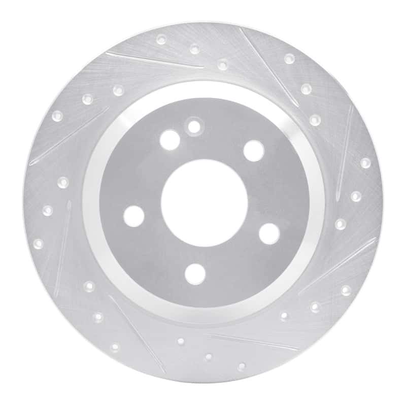 R1 Concepts — R1 16-23 Mercedes-Benz Viano (Mexico) Rear Right Drilled & Slotted Silver Brake Rotor
R1 Brake Rotor Drill - view 1