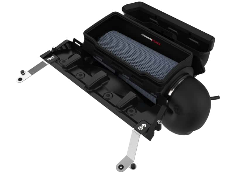 aFe — aFe 21-23 RAM 1500 TRX V8-6.2L SC Magnum FORCE Stage2 Cold Air Intake System w/Pro 5R
Magnum FORCE Intake - view 3