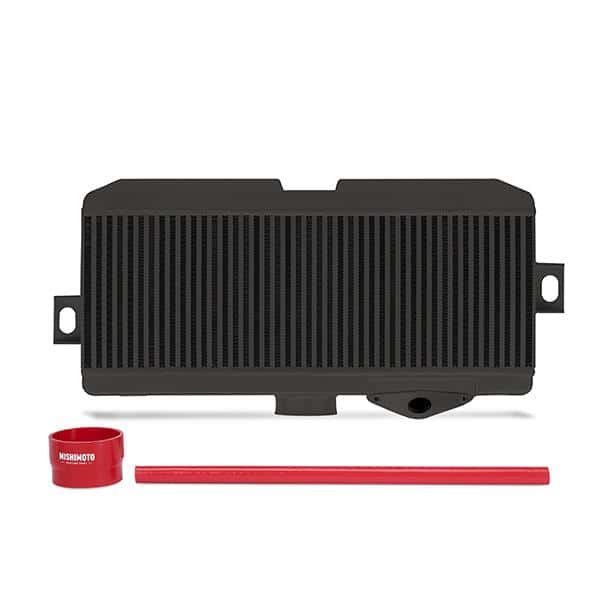 Mishimoto — Mishimoto Subaru 08-15 WRX STi Top-Mount Intercooler Kit - Powder Coated Black & Red Hoses - view 3