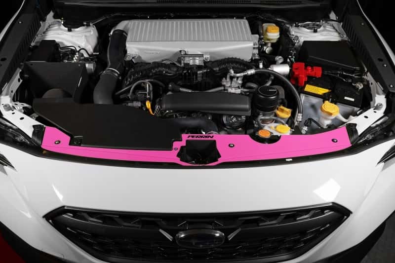 Perrin Performance — PERRIN 22-25 Subaru WRX Radiator Shroud - Hyper Pink - view 5