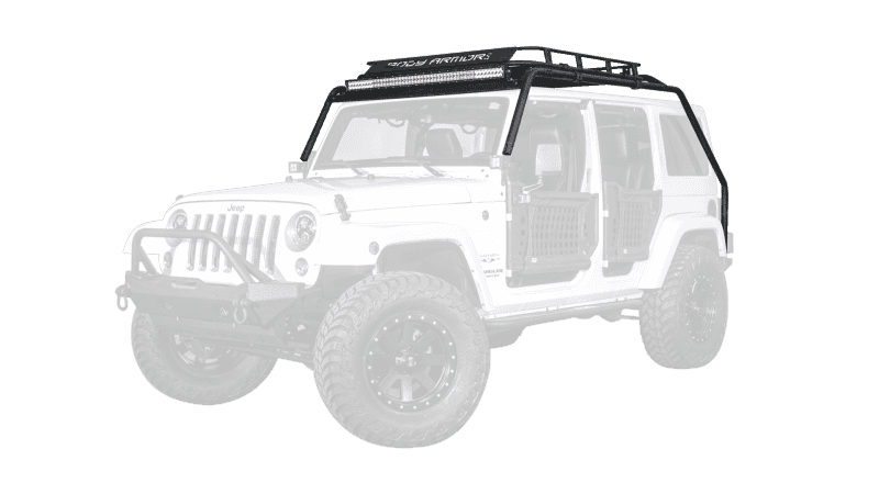 Body Armor 4x4 — Body Armor 4x4 07-18 Jeep Wrangler JK Windshield Light Bar - view 2