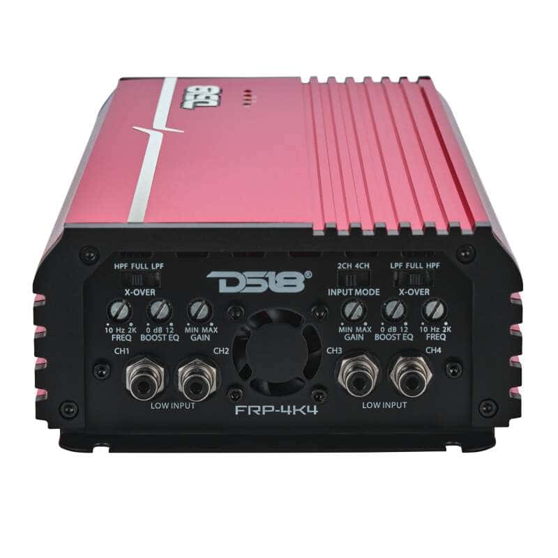 DS18 — DS18 4-Channel Class-D Amp Stereo Full-Range 4 x 400 W RMS at4 ohm- Red - view 2