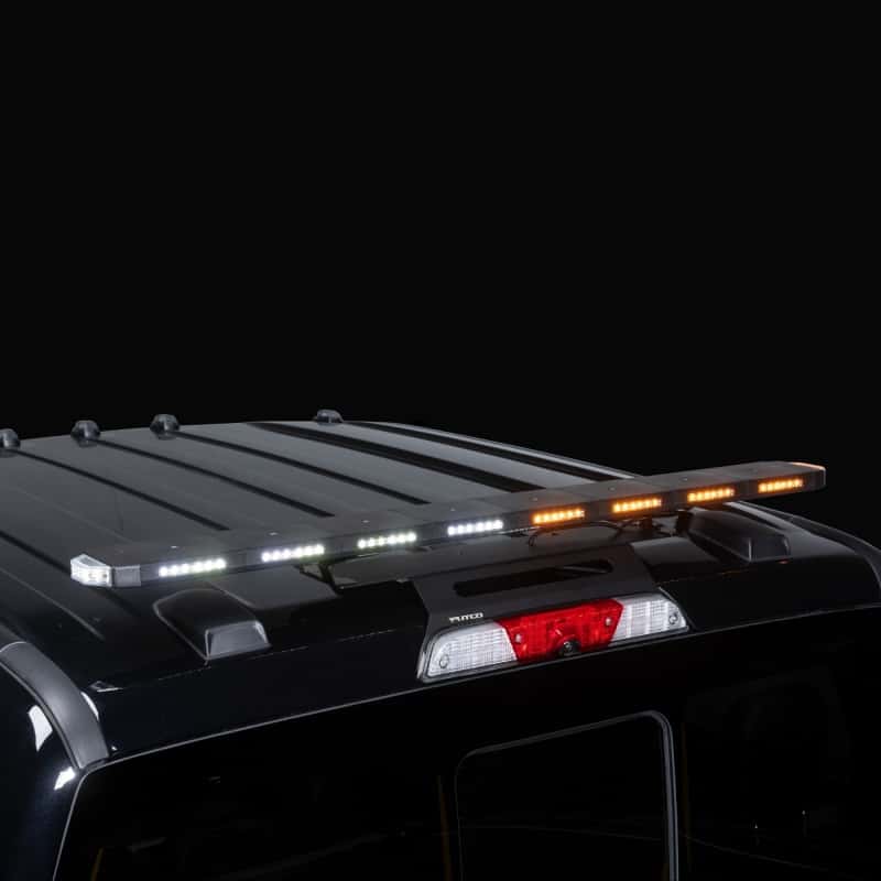 Putco — Putco 48In Universal 48In Tri Color Hornet Light (Amber/Blue/White) - LED Stealth Rooftop Strobe Bar - view 3