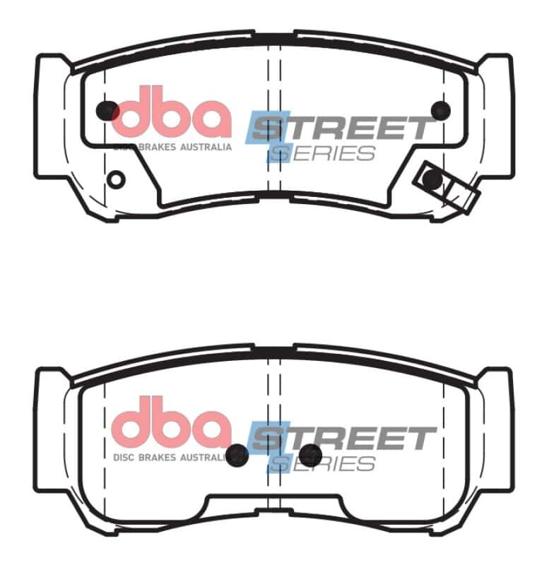 DBA — DBA 07-09 Hyundai Santa Fe Rear Street Series Brake Pads
Brake Pad - view 1
