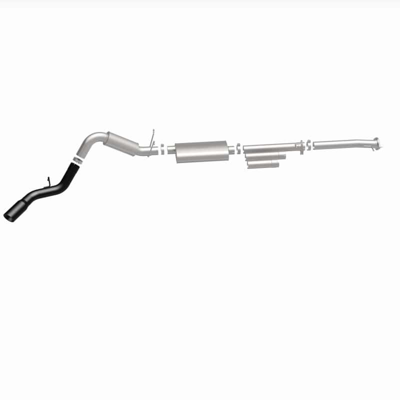 Magnaflow — MagnaFlow 11-19 GM 2500/3500 6.0L 4in Single Passenger Side Rear Exit Cat-Back Exhaust w/Black Tips
Cat-Back - view 11