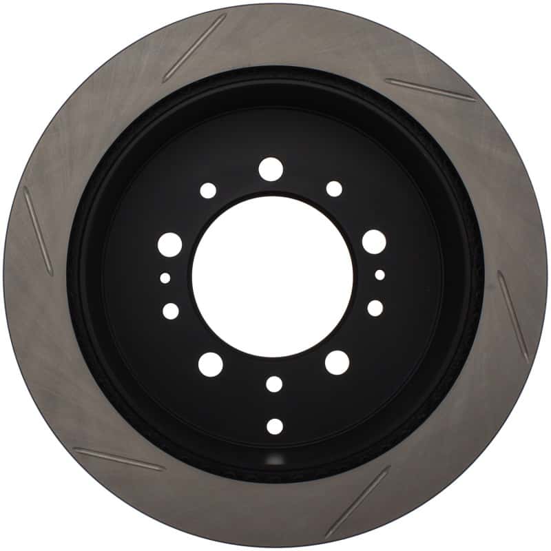 Stoptech — StopTech Power Slot 08-09 Lexus LX450/470/570 / 07-09 Toyota Tundra Slotted Left Rear Rotor
Sport Slotted Rotor
Disc Brake Rotor - view 2
