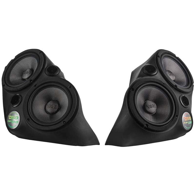 DS18 — DS18 2015+ Polaris Slingshot Front Fender Dual 8in Speaker Enclosure w/ LEDs (Speakers Not Included) - view 5