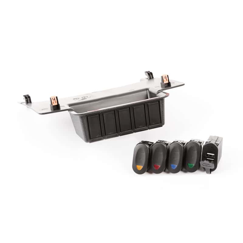 Rugged Ridge — Rugged Ridge Lower Switch Panel Kit 11-18 Jeep Wrangler JK/JKU
RkrSwitchandCoverSet
OFFROAD_INTERIOR - view 1