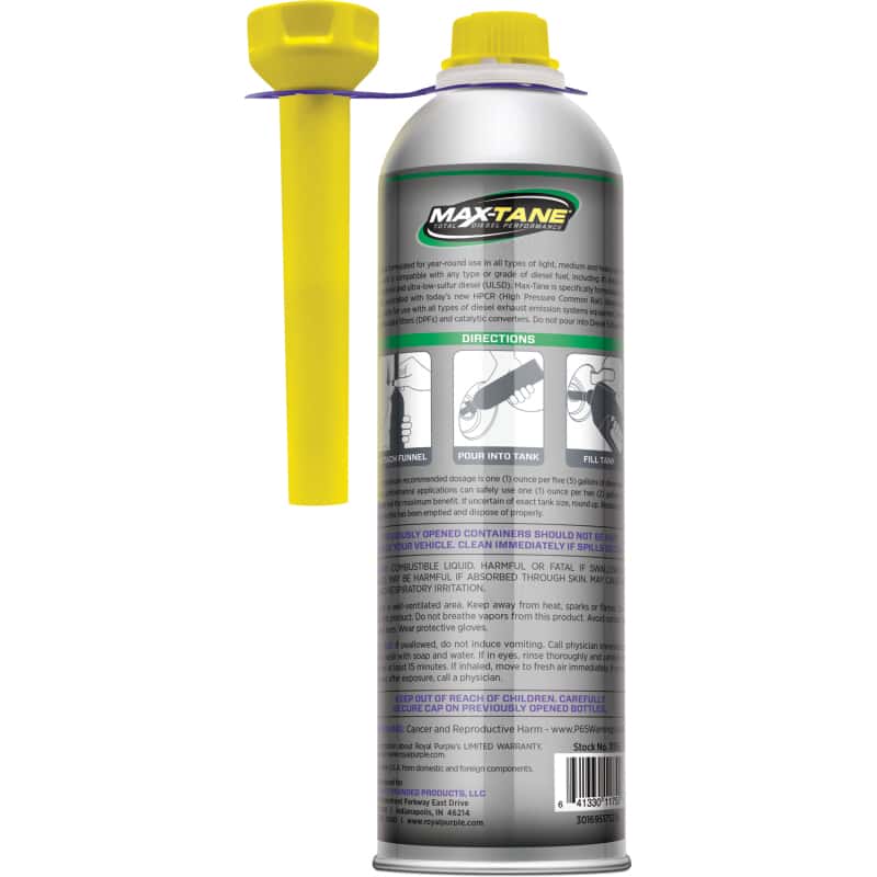 Royal Purple — Royal Purple Max-Tane All-In-One + All-Season Diesel Additive - 20oz
Diesel Fuel Additive - view 3