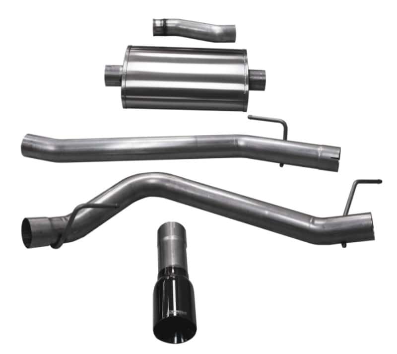CORSA Performance — Corsa 20-25 Jeep Gladiator JT 3.6L Single Side Exit Cat-Back Exhaust System w/ Single 4in Black Tip
Exhaust - view 3