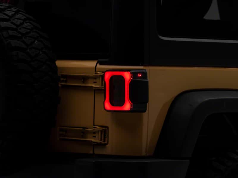 Raxiom — Raxiom 07-18 Jeep Wrangler JK Axial Series Carver LED Tail Lights- Blk Housing (Smoked Lens)
Lights - view 1