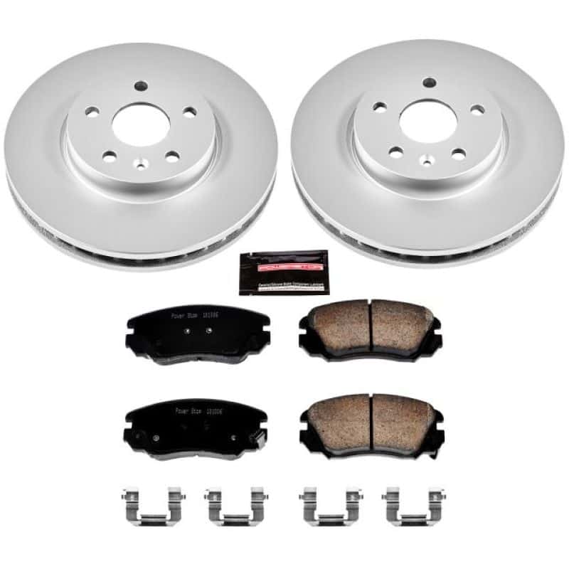 PowerStop — Power Stop 2010 Buick Allure Front Z17 Evolution Geomet Coated Brake Kit - view 1
