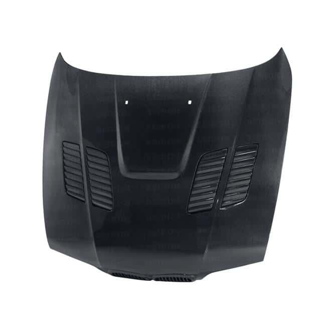 Seibon — Seibon 97-03 BMW 5 Series 4Dr (E39) GTR-Style Carbon Fiber Hood - view 9