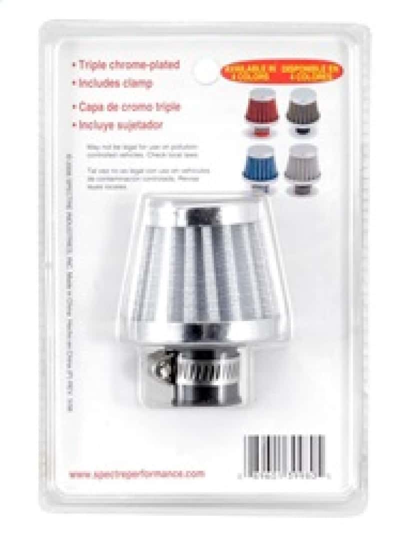 Spectre — Spectre Breather Filter 10mm Flange / 2in. OD / 1-3/4in. Height - White - view 3