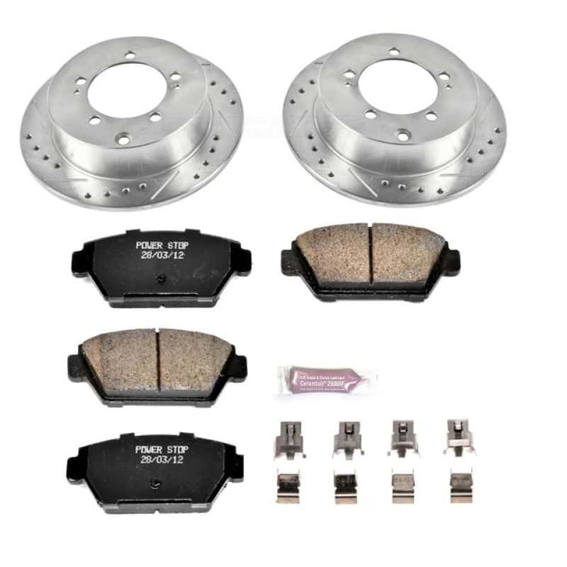 PowerStop — Power Stop 90-94 Eagle Talon Rear Z23 Evolution Sport Brake Kit - view 1