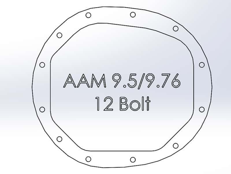 aFe — aFe Power Pro Series AAM 9.5/9.76 Rear Diff Cover Black w/Mach Fins 14-19 GM Silverado/Sierra 1500
Differential Cover - view 6