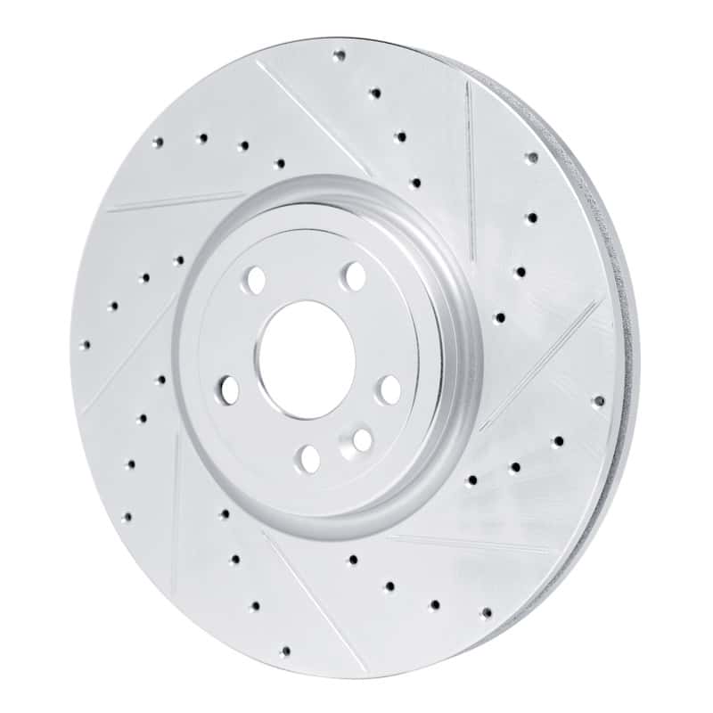 R1 Concepts — R1 17-20 Jaguar F-Pace Front Right Drilled & Slotted Silver Brake Rotor
R1 Brake Rotor Drill - view 2