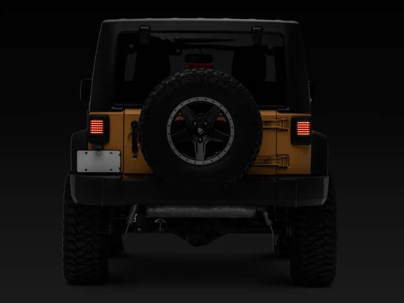Raxiom — Raxiom 07-18 Jeep Wrangler JK LED Tail Lights- Black Housing (Smoked Lens)
Lights - view 10