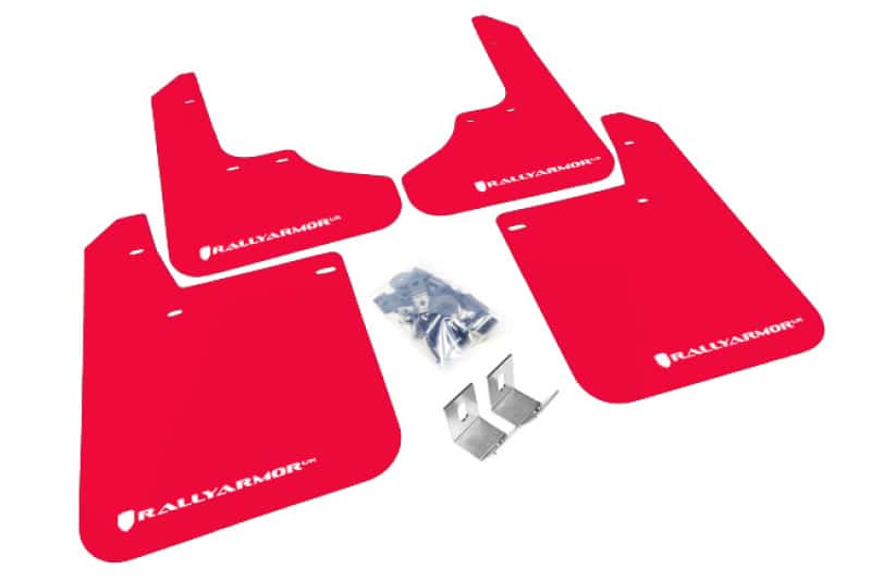 Rally Armor — Rally Armor 93-01 Subaru Impreza RS Red UR Mud Flap w/ White Logo
Mud Flap - view 1