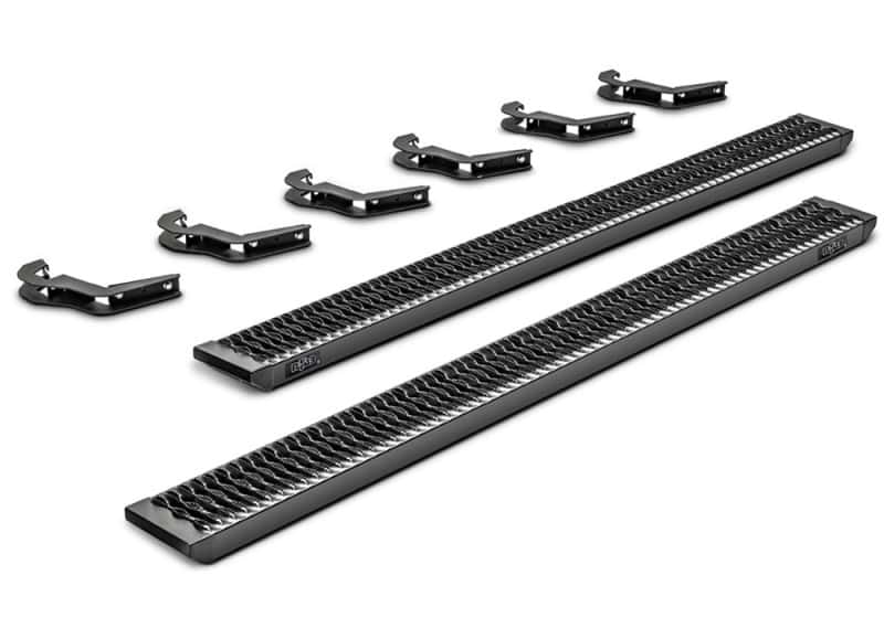 N-Fab — N-Fab Growler Fleet 07-18 Mercedes Sprinter 3 Door Van - Rear Door Step - Tex. Black - view 1