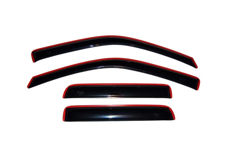 AVS — AVS 04-12 Chevy Colorado Crew Cab Ventvisor In-Channel Front & Rear Window Deflectors 4pc - Smoke
IN-CHANNEL VENTVISOR
Side Window Vent - view 1