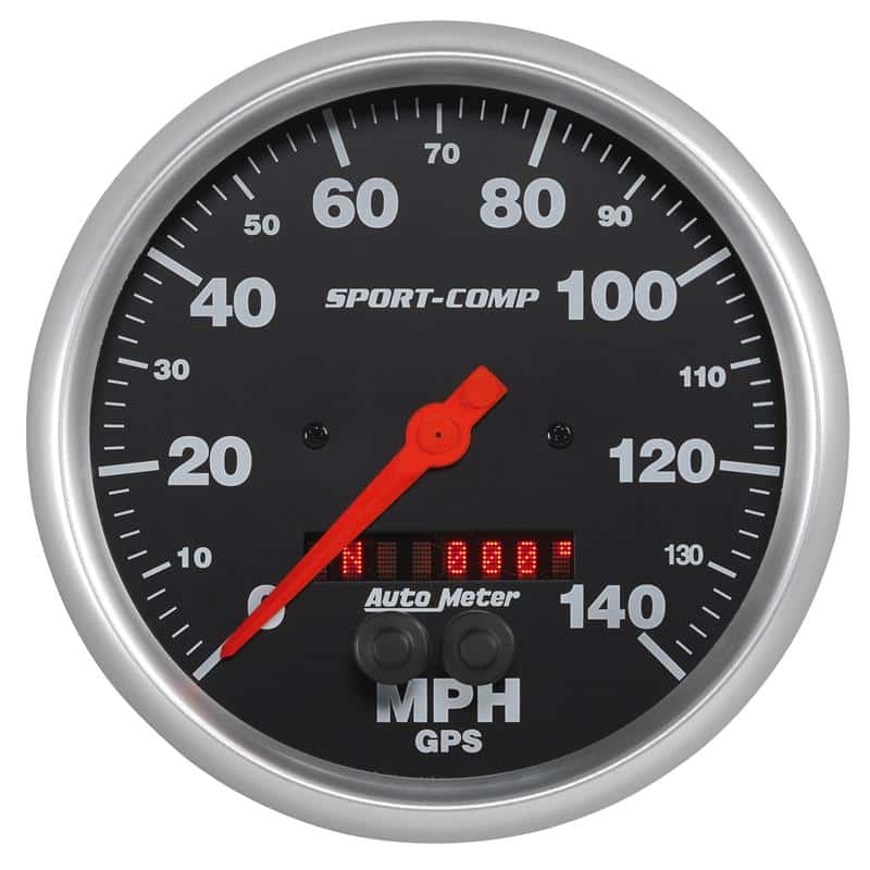 AutoMeter — AutoMeter Gauge Speedometer 5in. 140MPH GSP Sport-Comp
5" SPEEDO, 140 MPH, - view 2