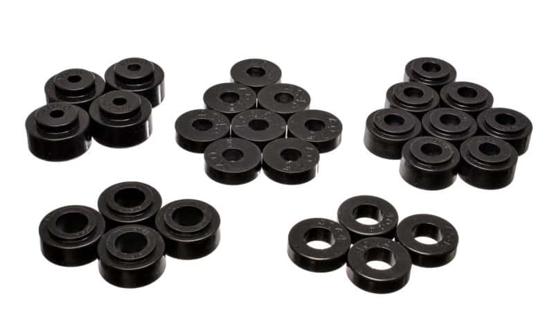 Energy Suspension — Energy Suspension GM Body Mount Set - Black
BodyMntBshKt - view 3