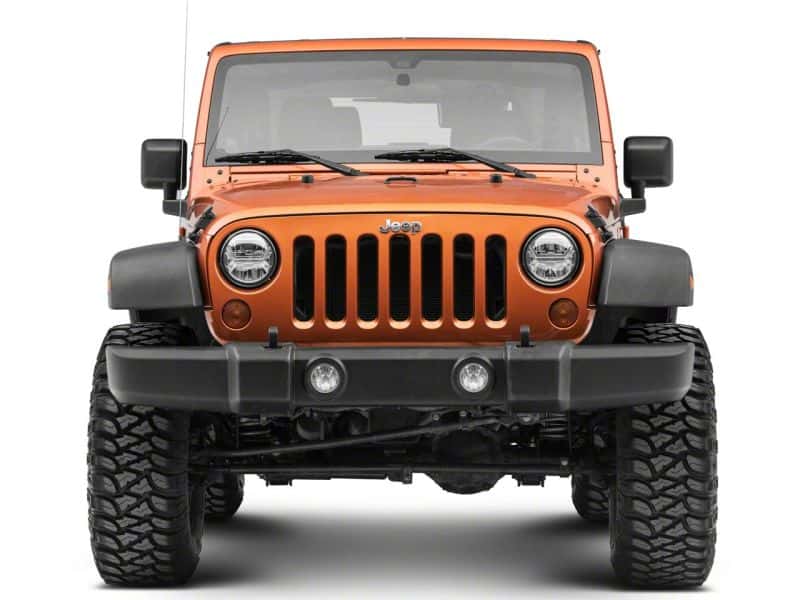 Raxiom — Raxiom07-18 Jeep Wrangler JK LED Halo Projector Headlights- Chrome Housing (Clear Lens)
Headlights - view 14