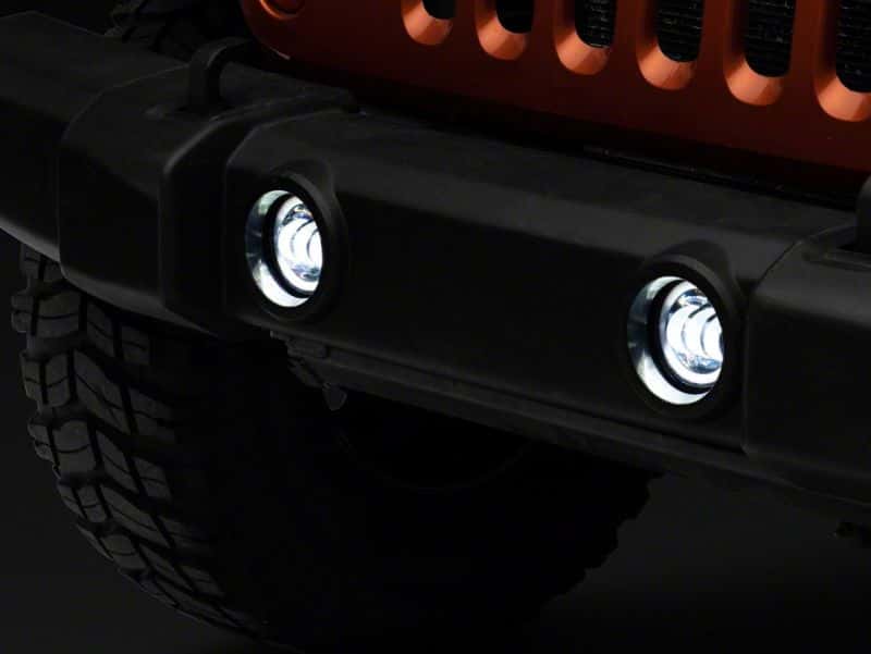 Raxiom — Raxiom 07-23 Jeep Wrangler JK & JL Axial Series Halo LED Fog Lights- Amber
Lights - view 6