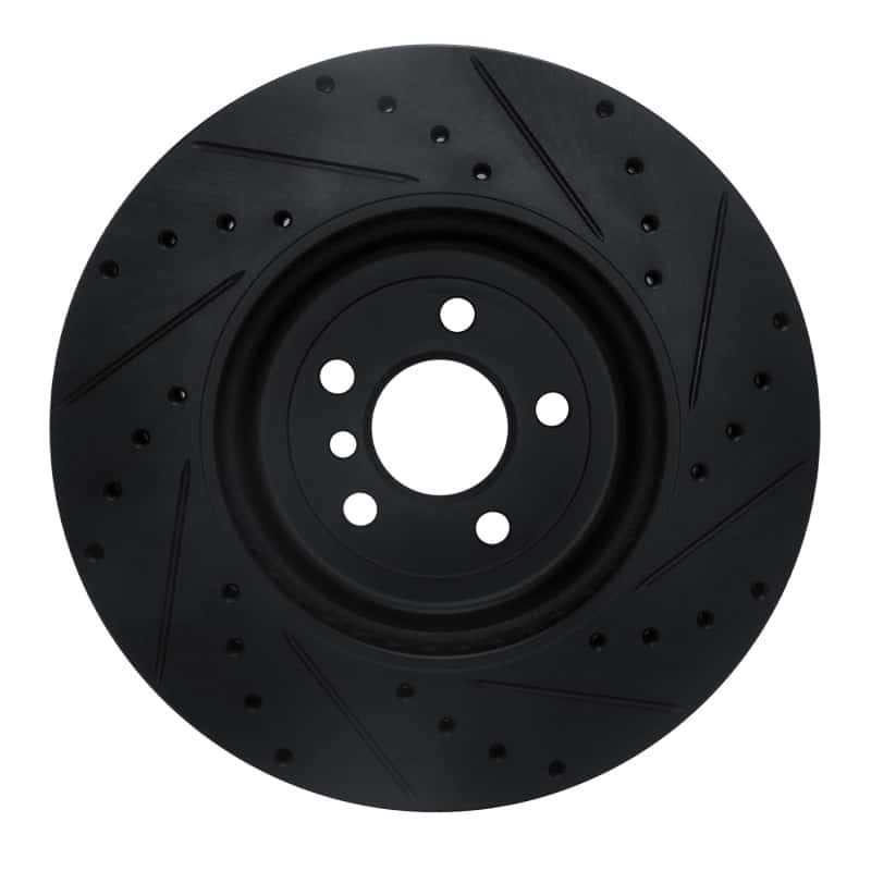 R1 Concepts — R1 17-25 BMW 430I Front Left Drilled & Slotted Black Brake Rotor
R1 Brake Rotor Drill - view 5