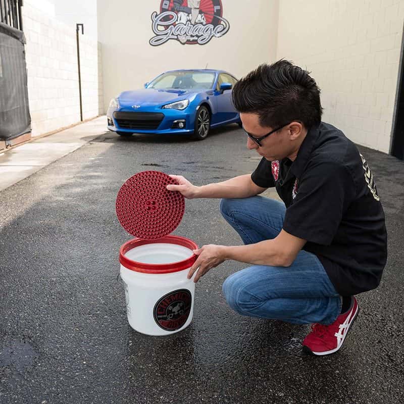 Chemical Guys — Chemical Guys Cyclone Dirt Trap Car Wash Bucket Insert - Red - view 2