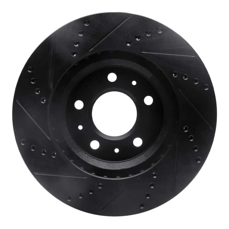 R1 Concepts — R1 03-07 Cadillac CTS Front Right Drilled & Slotted Black Brake Rotor
R1 Brake Rotor Drill - view 5