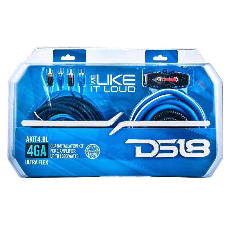 DS18 — DS18 4-GA Amplifier Install Kit Advance- Blue - view 3