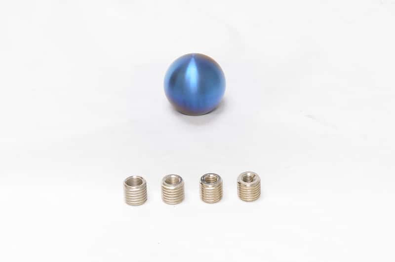 MXP — MXP Burned Titanium Round Shift Knob w/Insert - view 2