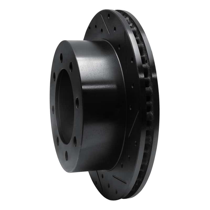 R1 Concepts — R1 99-07 Ford E-150 Econoline Rear Right Drilled & Slotted Black Brake Rotor
R1 Brake Rotor Drill - view 2