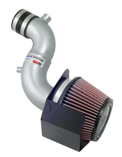 K&N Engineering — K&N Performance Intake Kit TYPHOON; HONDA FIT L4-1.5L, (SILVER) 07-08
Performance Air Inta
Air Intake System - view 2