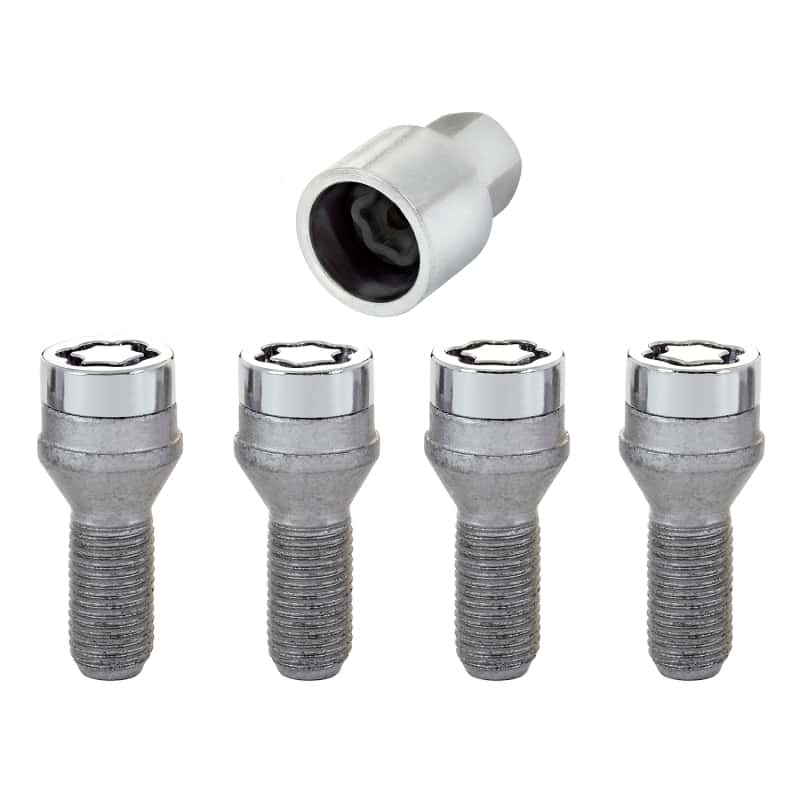 McGard — McGard Wheel Lock Bolt Set - 4pk. (Cone Seat) M14X1.25 / 17mm Hex / 27.3mm Shank Length - Chrome - view 1