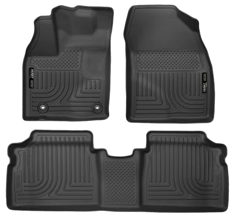 Husky Liners — Husky Liners 12 Toyota Prius (PlugIn Models ONLY) WeatherBeater Front & 2nd Seat Black Floor Liners
Floor Liners - view 1
