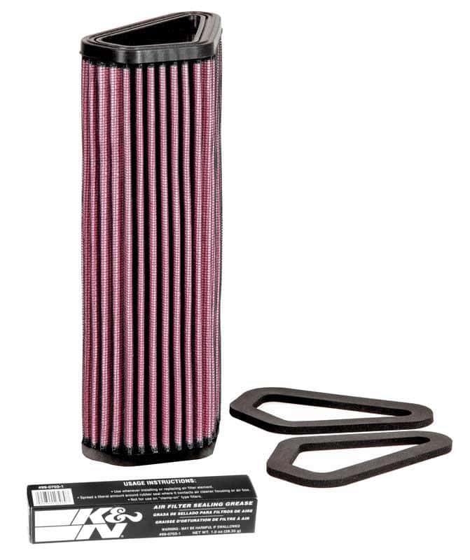 K&N Engineering — K&N 07-12 Ducati 1098/1098S/1098R/848 848/1198S/Streetfighter/848 Evo/Diavel Replacement Air Filter
Air Filter - view 4