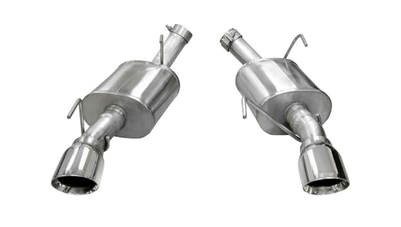 CORSA Performance — Corsa 2005-2010 Ford Mustang Shelby GT500 5.4L V8 Polished Xtreme Axle-Back Exhaust
Exhaust - view 3
